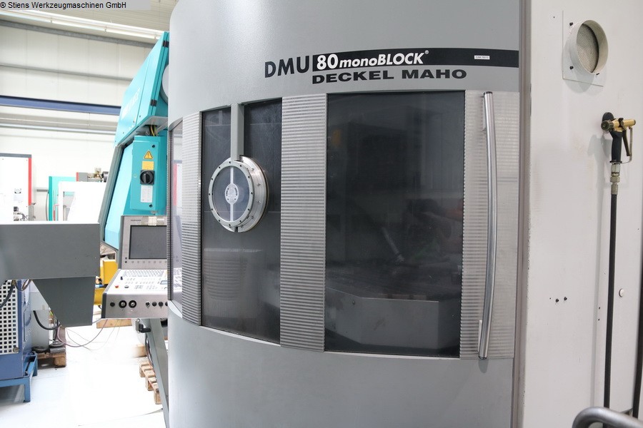gebrauchte Metallbearbeitungsmaschinen Bearbeitungszentrum - Universal DECKEL MAHO DMU 80 monoBLOCK