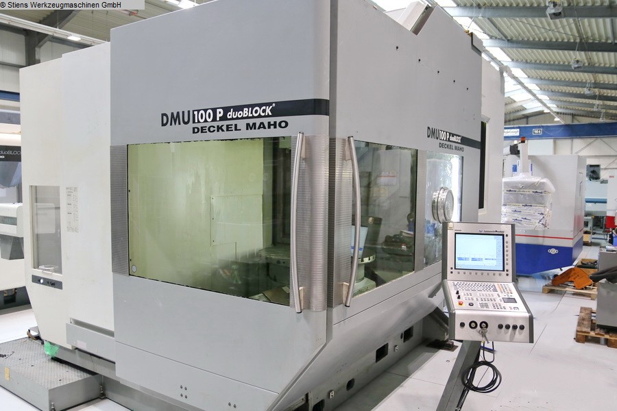 gebrauchte Metallbearbeitungsmaschinen Bearbeitungszentrum - Universal DECKEL MAHO DMU 100 P duoBLOCK
