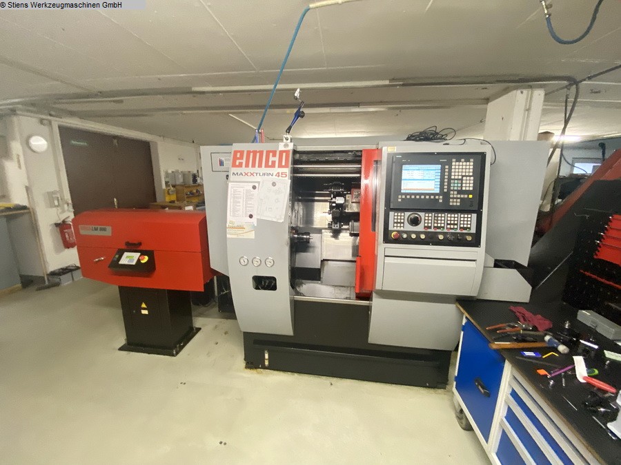 gebrauchte Metallbearbeitungsmaschinen CNC Dreh- und Fräszentrum EMCO MaxxTurn 45
