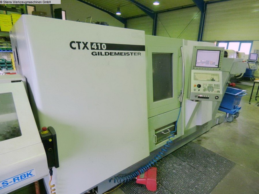 gebrauchte Metallbearbeitungsmaschinen CNC Dreh- und Fräszentrum GILDEMEISTER CTX 410 V3