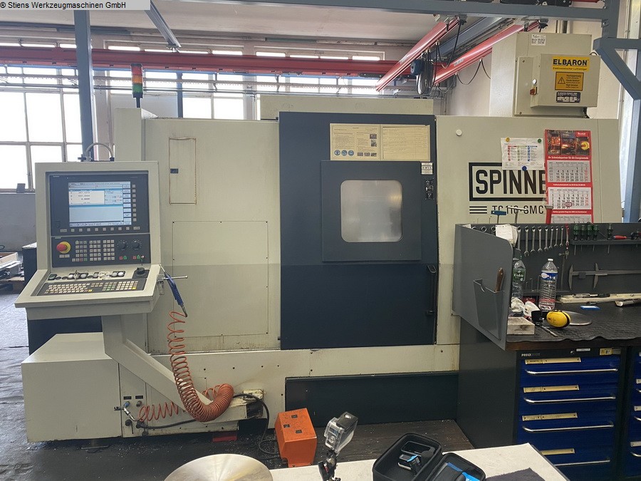 gebrauchte Metallbearbeitungsmaschinen CNC Dreh- und Fräszentrum SPINNER TC 110 SMCY