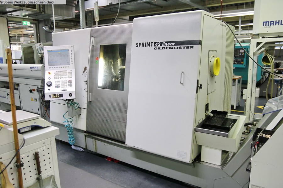 used CNC Turning- and Milling Center GILDEMEISTER Sprint 42-8 linear