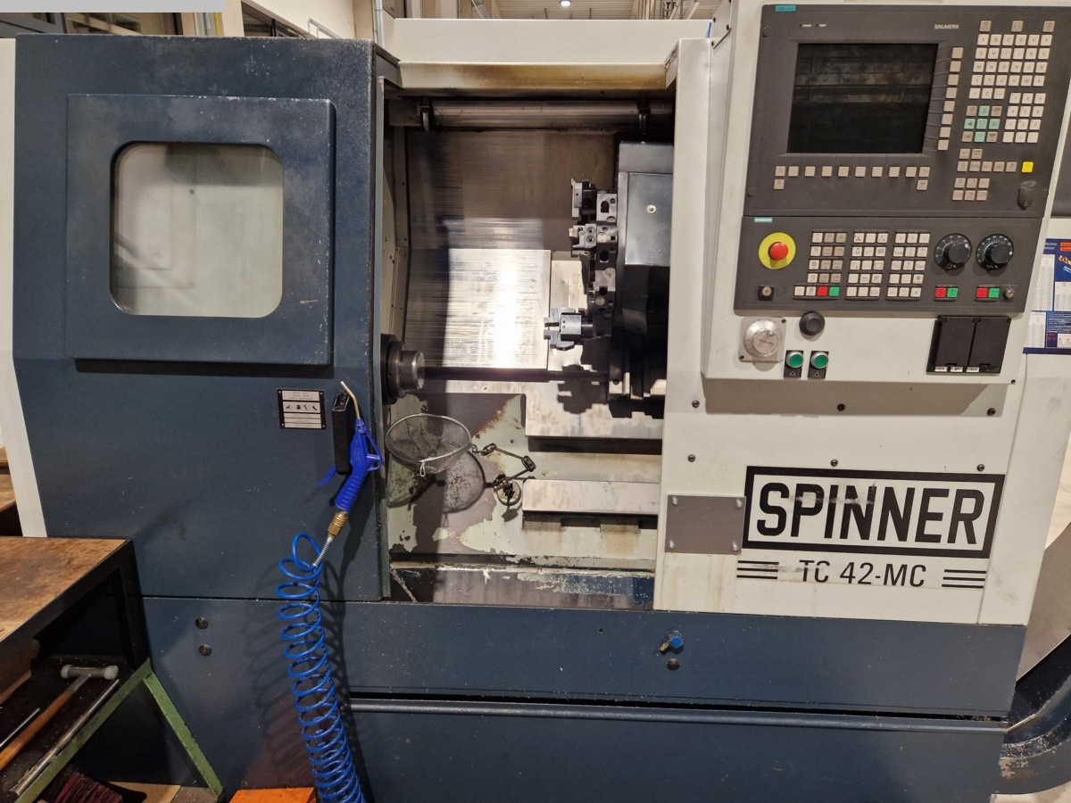gebrauchte Maschinen sofort verfügbar CNC Drehmaschine SPINNER TC 42-MC