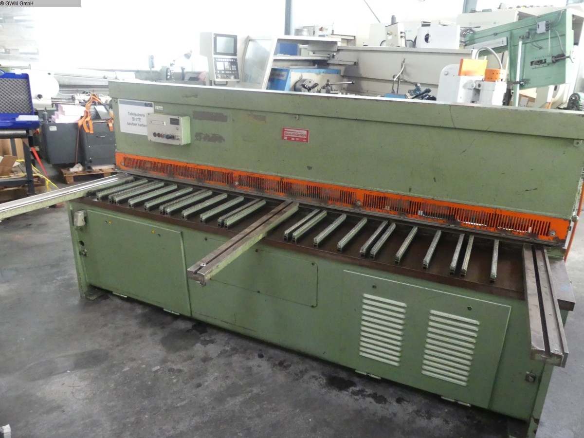 used Machines available immediately Plate Shear - Hydraulic Schroeder 2540 x 4