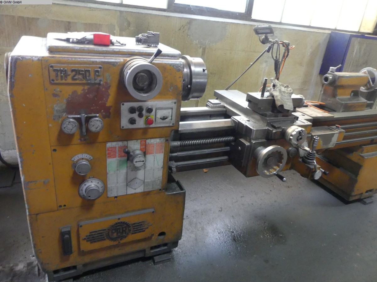 gebrauchte Metallbearbeitungsmaschinen Leit- und Zugspindeldrehmaschine PBR TM  250 P