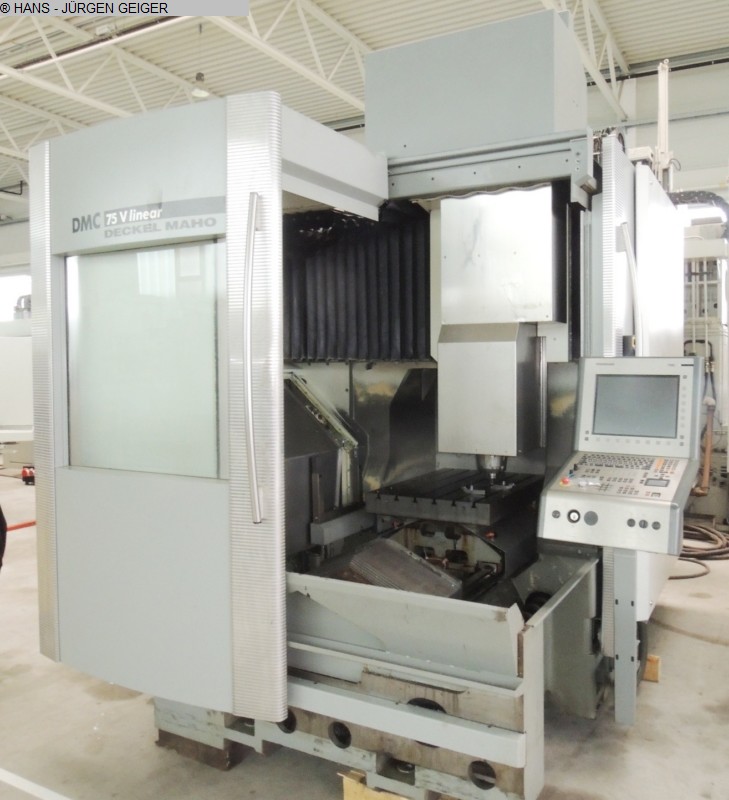 used  milling machining centers - vertical DECKEL-MAHO DMC 75 V linear