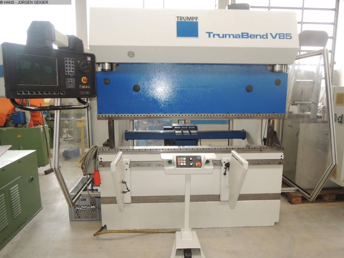 used Machines available immediately Hydr. pressbrake TRUMPF TRUMABEND V 85