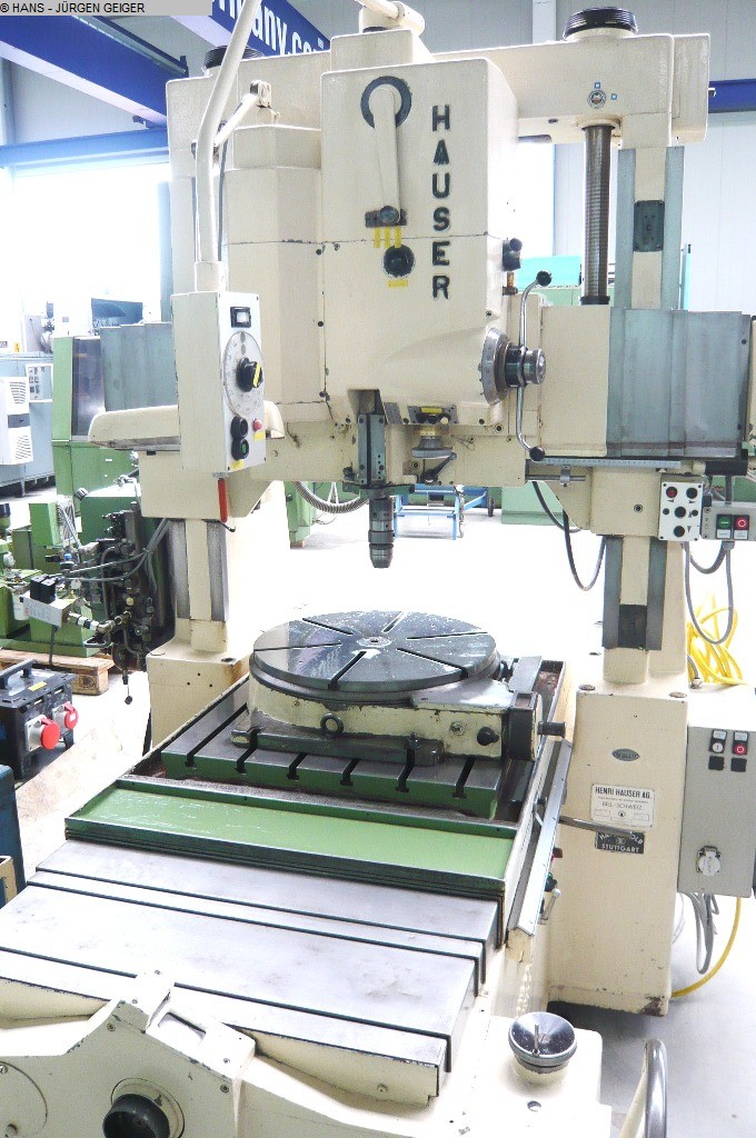 used Machines available immediately Jig Boring Machine - Vertical HAUSER Type 5