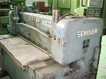 used Machines available immediately Plate Shear - Mechanical SCHULER STa 5/1000