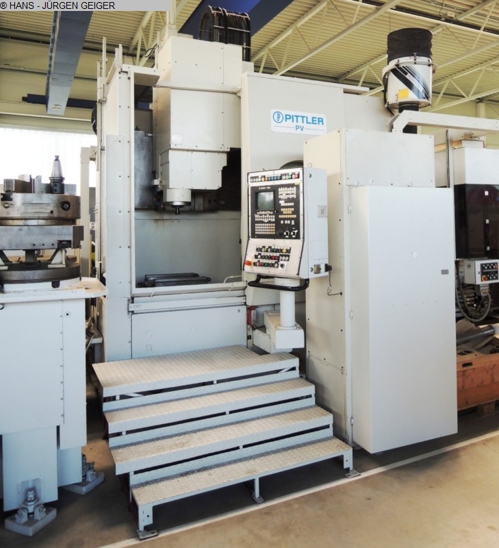 gebrauchte Maschinen sofort verfügbar CNC-Karusselldrehmaschine - Einständer PITTLER PV 1250 1-1