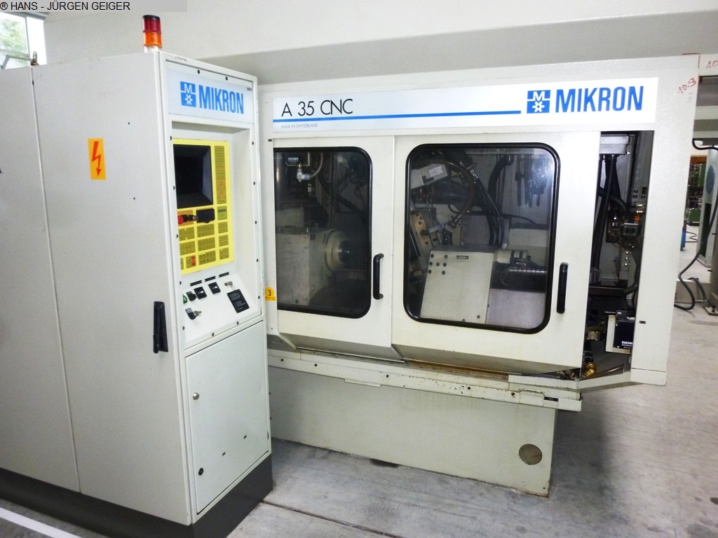 used Gear Hobbing Machine - Horizontal MIKRON A 35/36 CNC