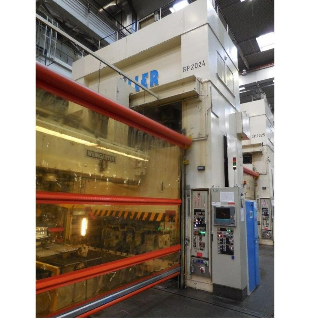 used Machines available immediately Double Column Drawing Press -Hydr. MÜLLER ZE 1000-40.3.3