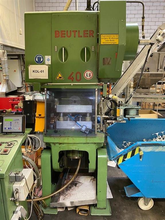 used Machines available immediately Eccentric Press - Single Column BEUTLER PNH 40
