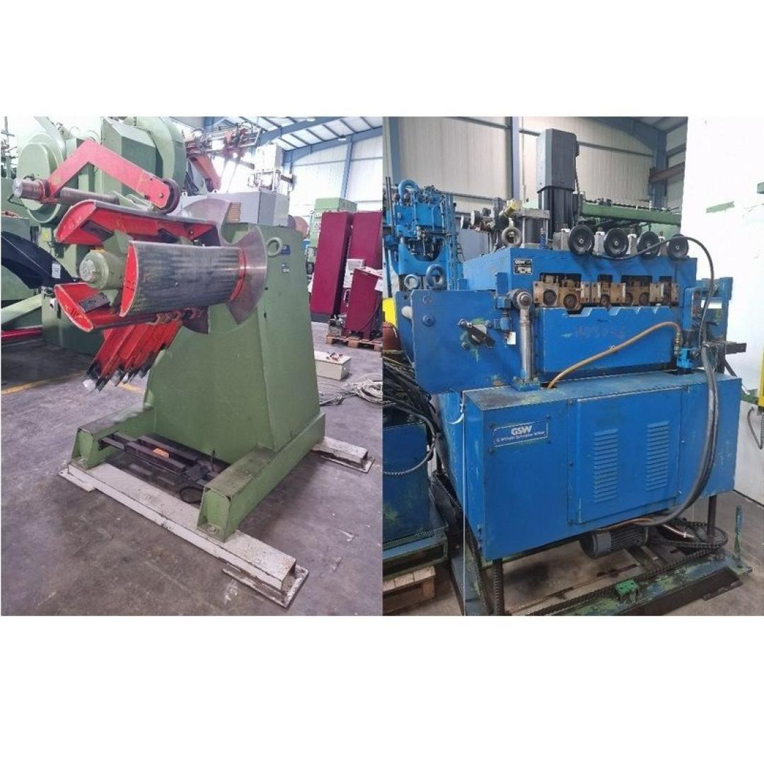 used Machines available immediately coil line GSW SHR 5000 / VCRL 650