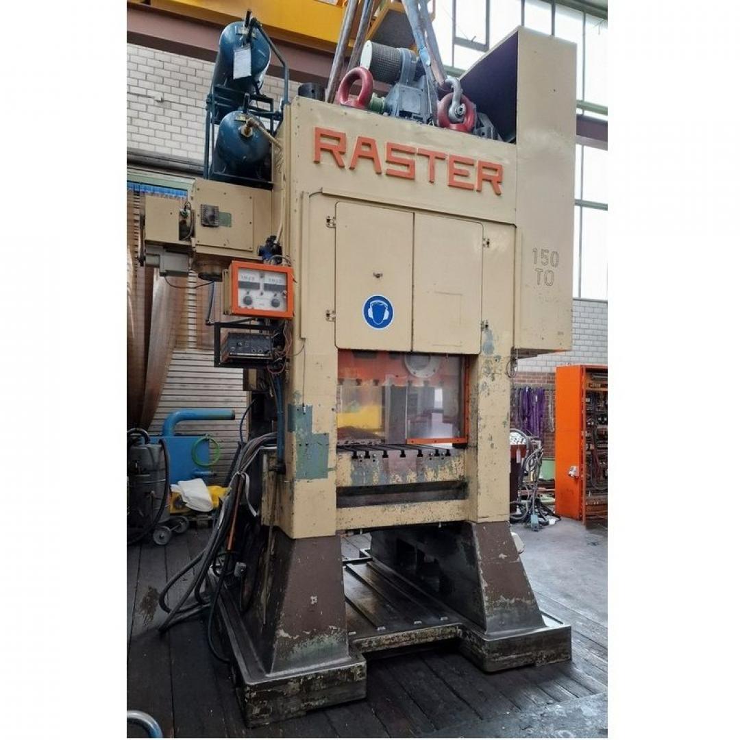 used Machines available immediately double-sided high speed press RASTER HR 150 NL/4S