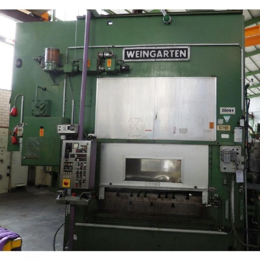 used Machines available immediately double-sided high speed press WEINGARTEN DE 200.15