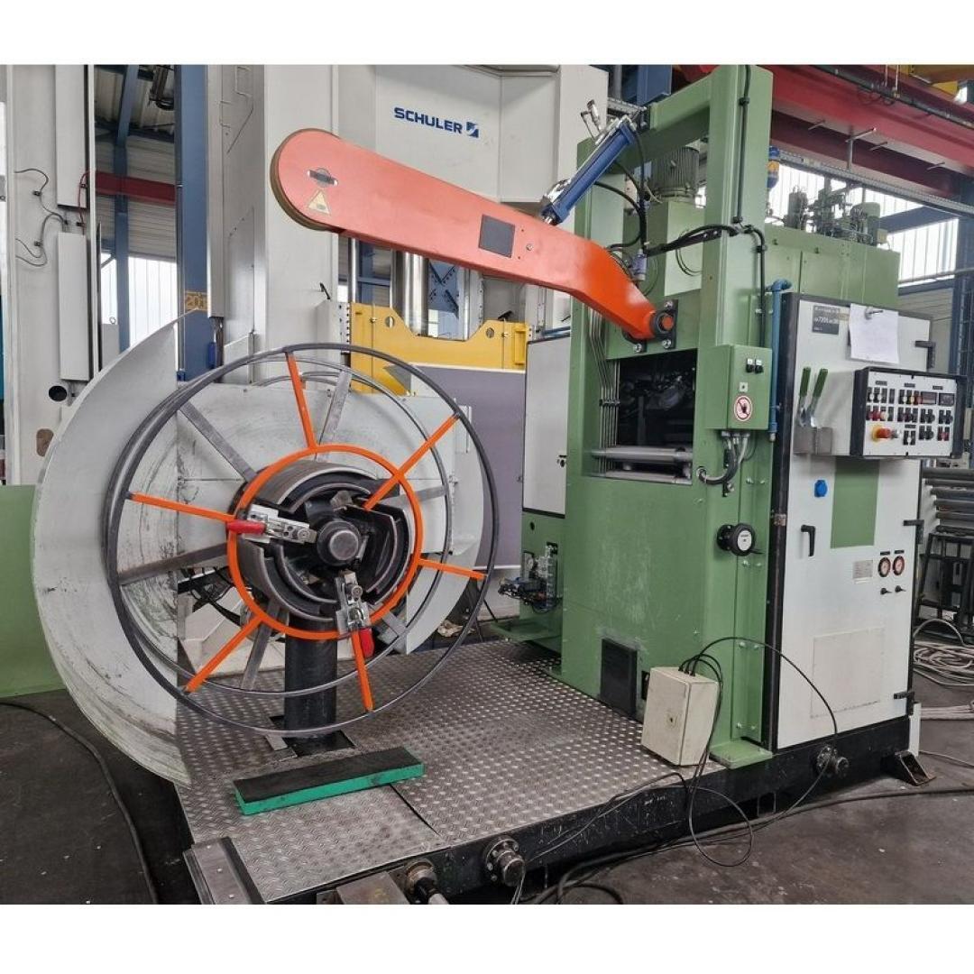 used Metal Processing decoiler straightening machine KOHLER 30.400/9-2000.2 H
