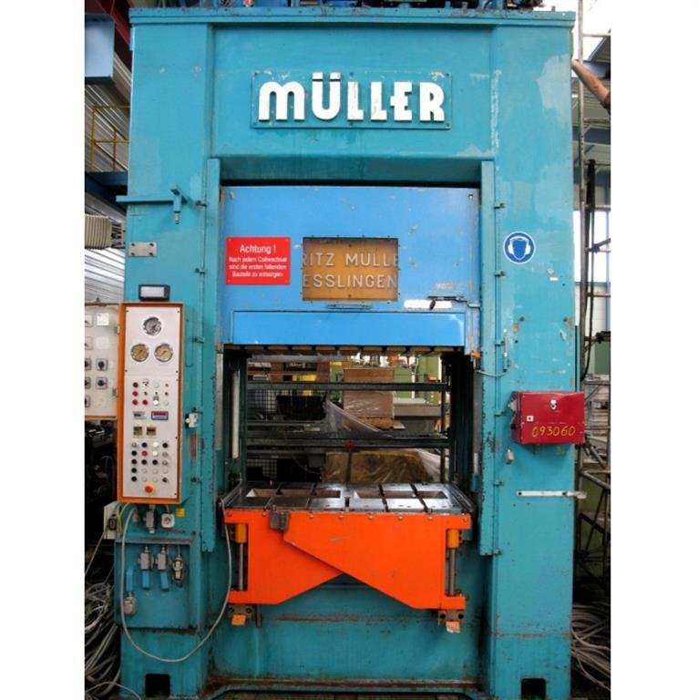 gebrauchte Metallbearbeitungsmaschinen Doppelständerpresse - Hydraulisch MUELLER KEZ 315-16/6.5.1 (UVV)