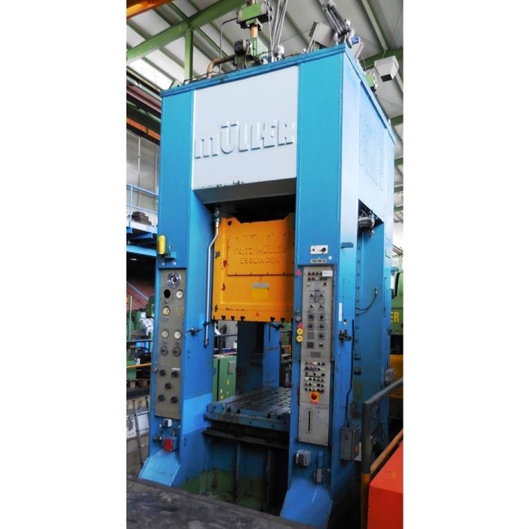 gebrauchte Metallbearbeitungsmaschinen Doppelständerziehpresse - Hydraulisch MUELLER ZE 500 - 12/12.2.1 (UVV)