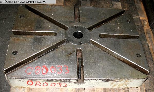 used Other accessories for machine tools bolster plate AUFSPANNPLATTE 550 x 400