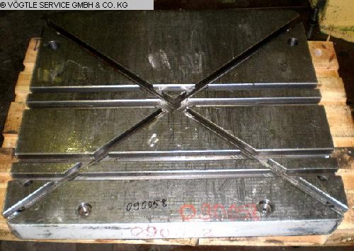 used Other accessories for machine tools bolster plate AUFSPANNPLATTE 965 x 880