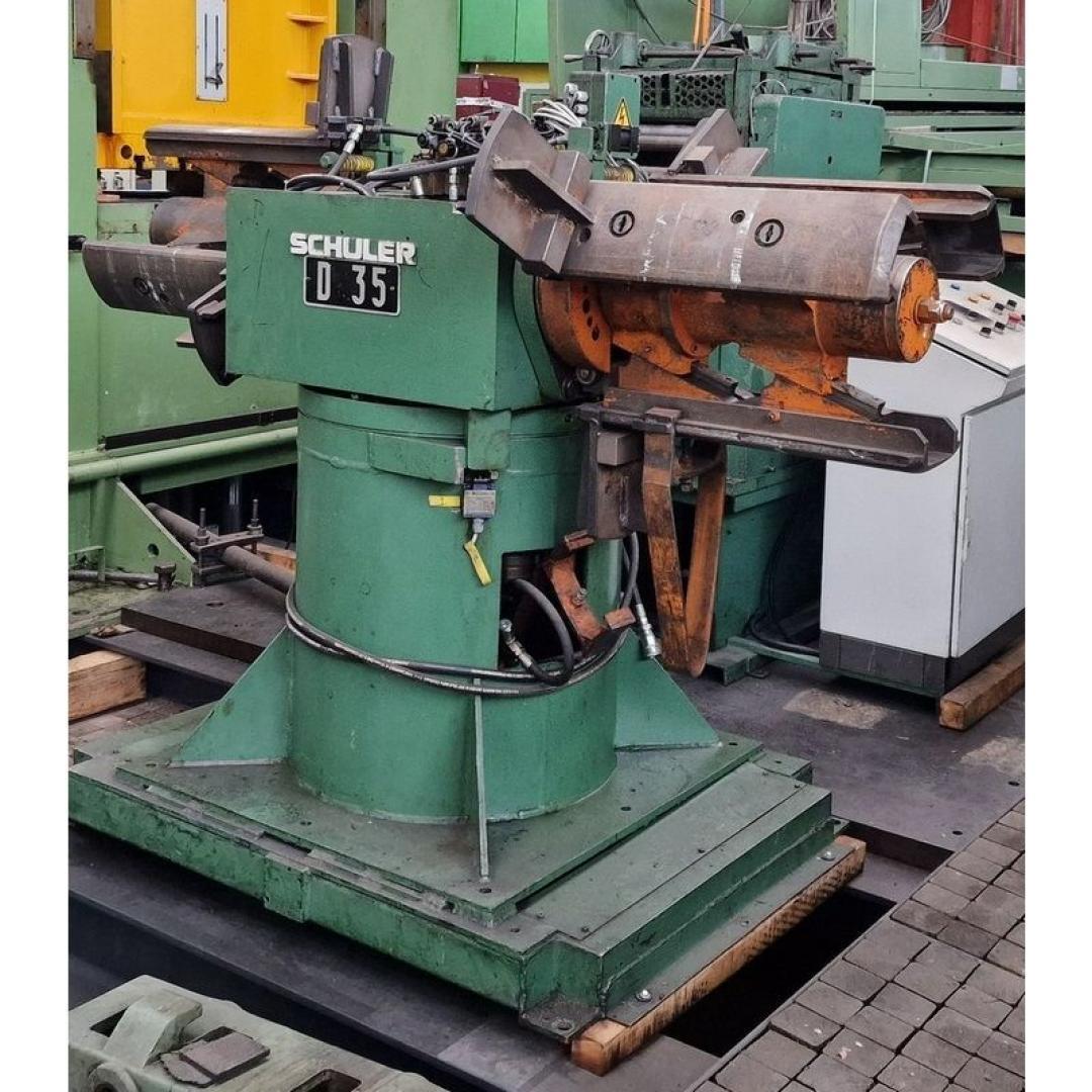 used Sheet metal working / shaeres / bending decoiler straightening machine SCHULER LH 2-1,5-500 / R 500