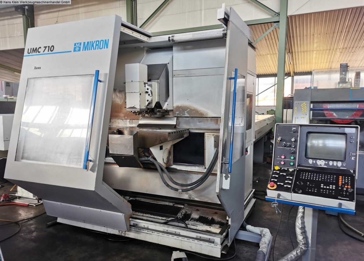 gebrauchte Fräsmaschinen Bearbeitungszentrum - Universal MIKRON UMC 710 gebrauchte Fräsmaschinen Bearbeitungszentrum - Universal MIKRON UMC 710