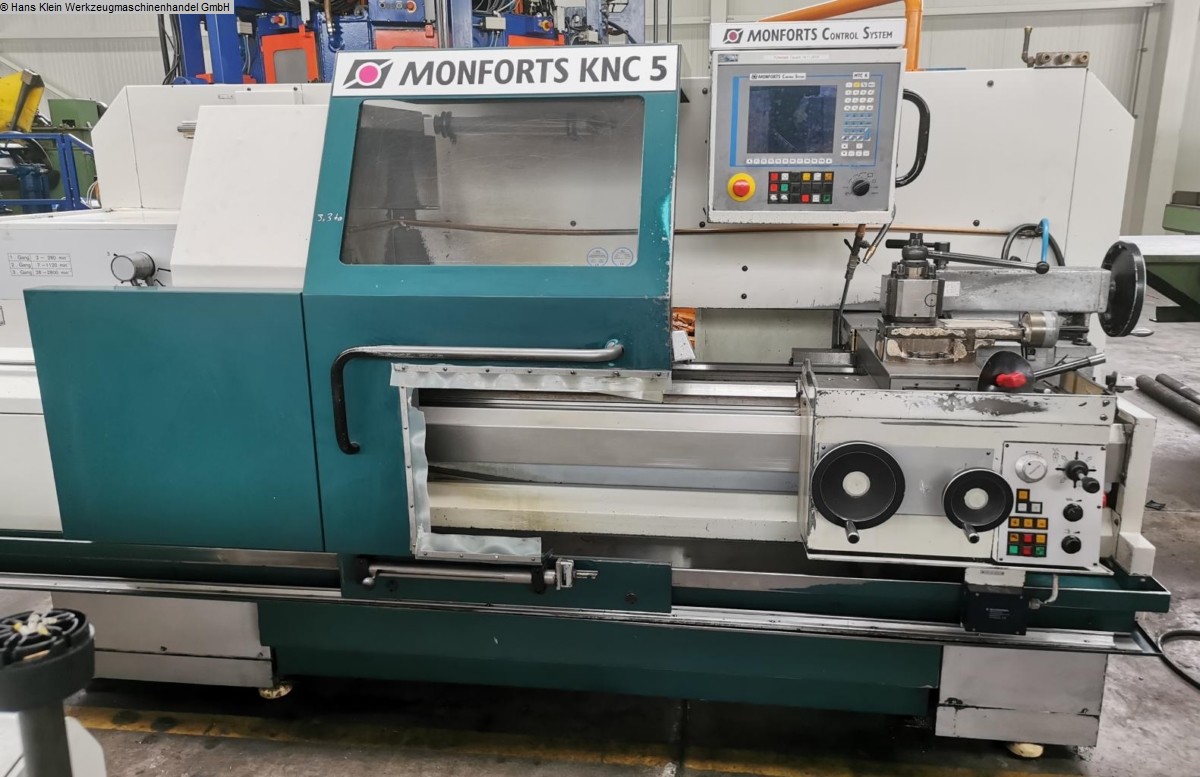 used  Lathe -  cycle-controlled MONFORTS KNC 5 1500