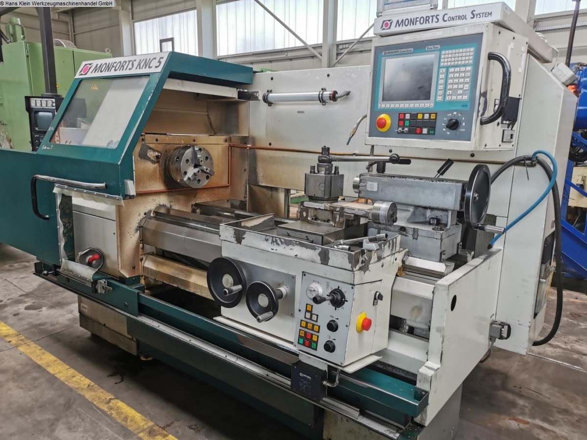 used Lathes Lathe -  cycle-controlled MONFORTS KNC 5 1000