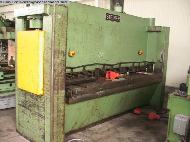 used Machines available immediately Plate Shear - Hydraulic STEINER HTS 30-16 RA