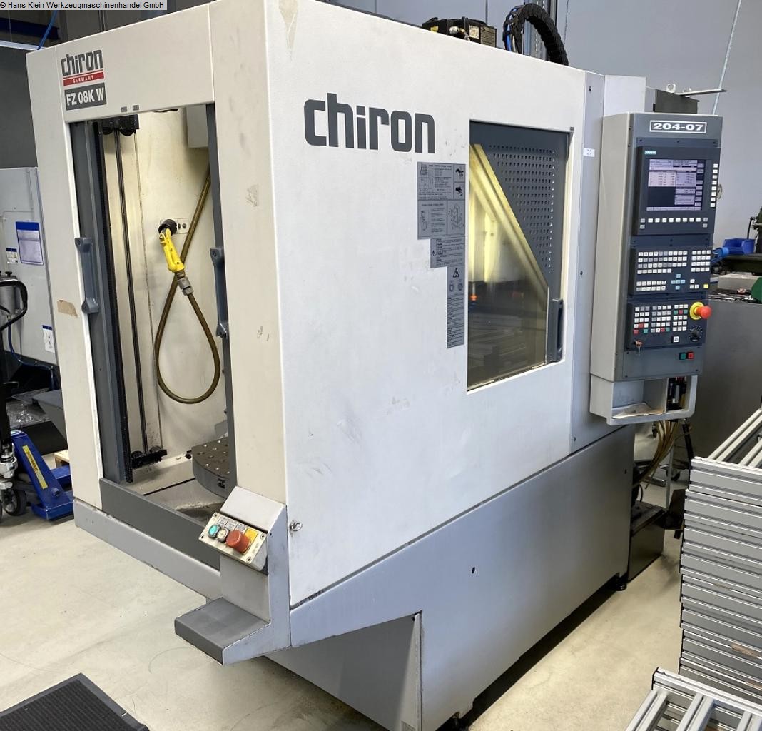 used Machines available immediately milling machining centers - vertical CHIRON FZ 08 W