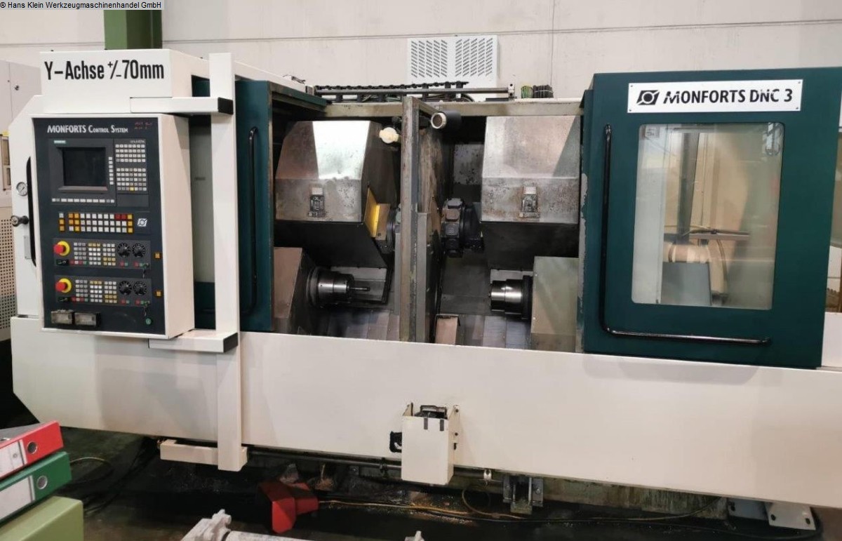 gebrauchte Maschinen sofort verfügbar CNC Drehmaschine MONFORTS DNC 3