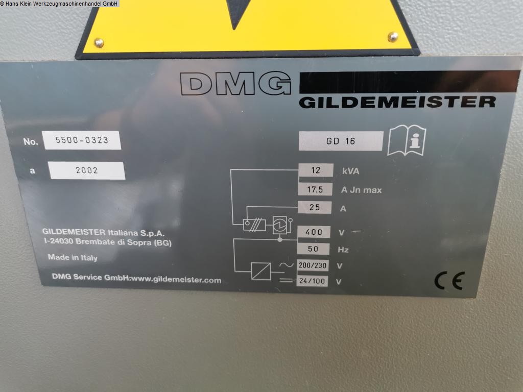 Torno automático de torneado usado - torno suizo GILDEMEISTER GD 16