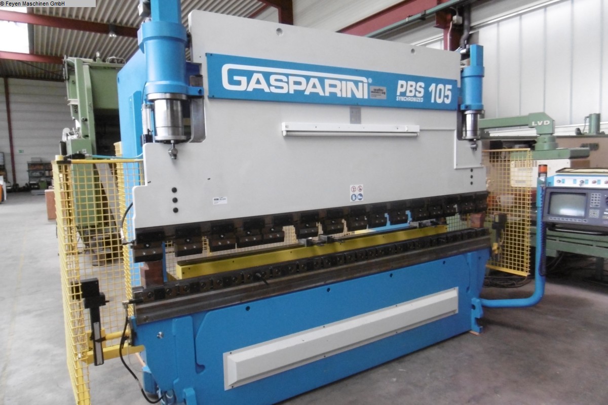 gebrauchte Maschinen sofort verfügbar Abkantpresse - hydraulisch 100GASPARINI PBS 105