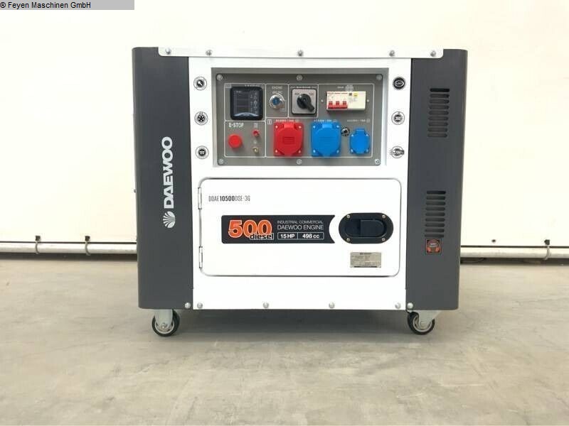 used Supply Machines power generator DAEWOO DDAE10500DSE-3G used Supply Machines power generator DAEWOO DDAE10500DSE-3G