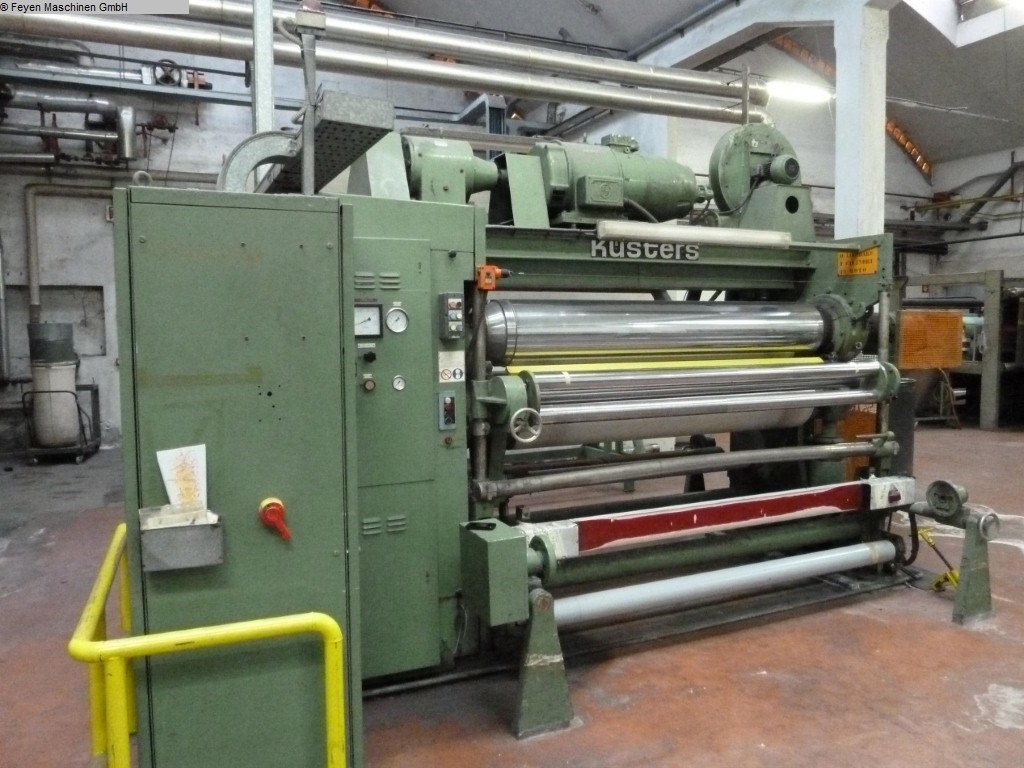 gebrauchte Textilmaschinen Roll-Kalander KUESTERS, KREFELD 212.40  / 1400