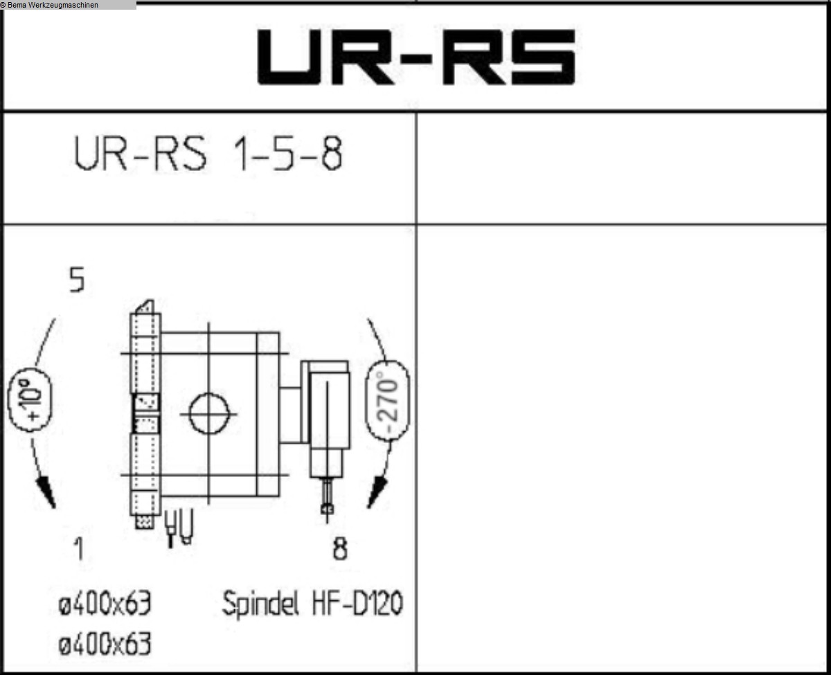 Rectificadora cilíndrica usada - Universal KELLENBERGER KEL-VARIA UR / RS 225-1000