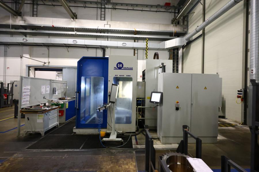 gebrauchte Metallbearbeitungsmaschinen Rundtischflachschleifmaschine - Vertikal GEIBEL & HOTZ RT 1000 CNC