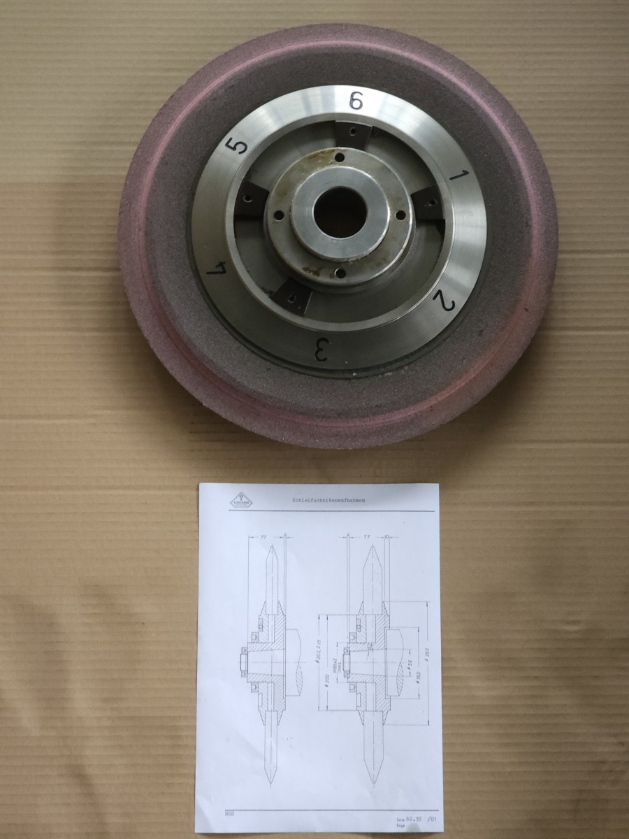 used Other Accessories for Machine Tools grinding wheel flange KLINGELNBERG Schleifscheibenaufnahme Ø 260