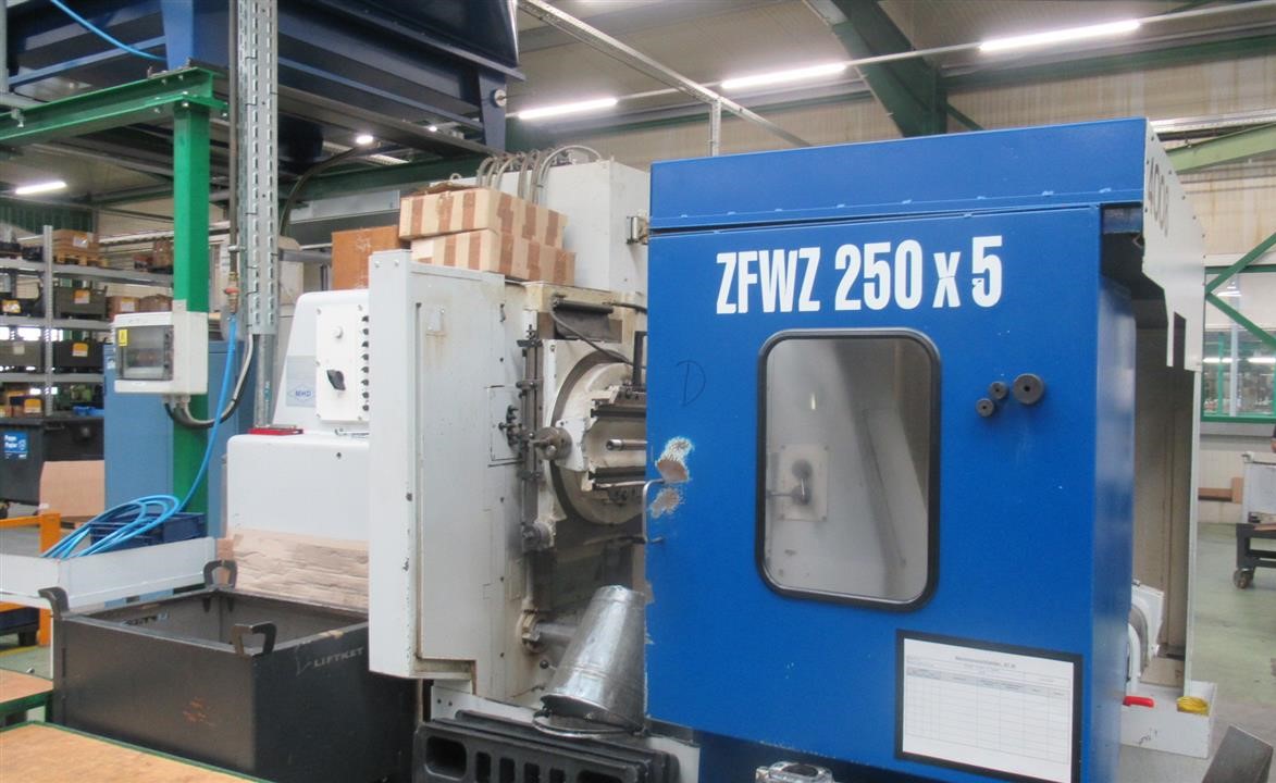 gebrauchte Verzahnungsmaschinen Zahnrad-Abwälzfräsmaschine - horizontal WMW ZFWZ 250 x 5A