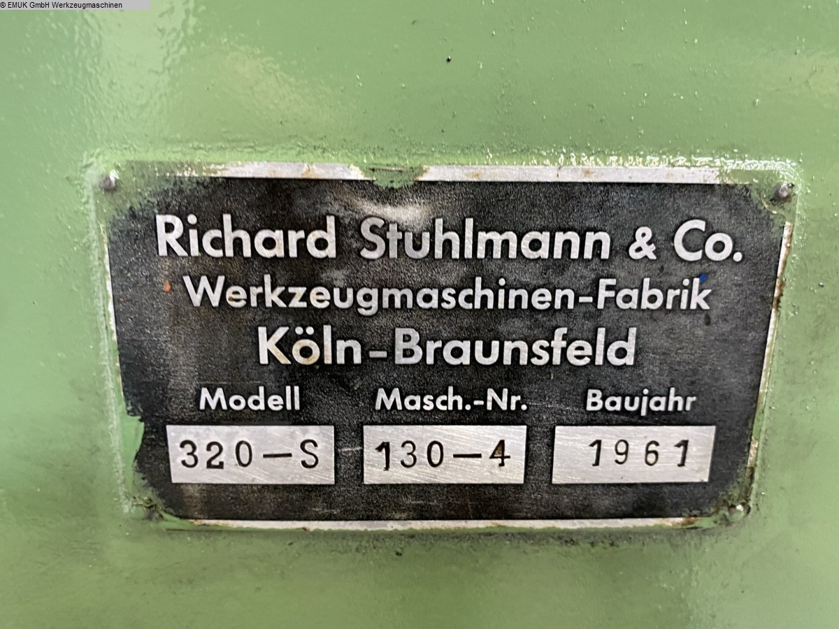 Machine à poser les clés d'occasion STUHLMANN Nutenziehmaschine 320-S/50