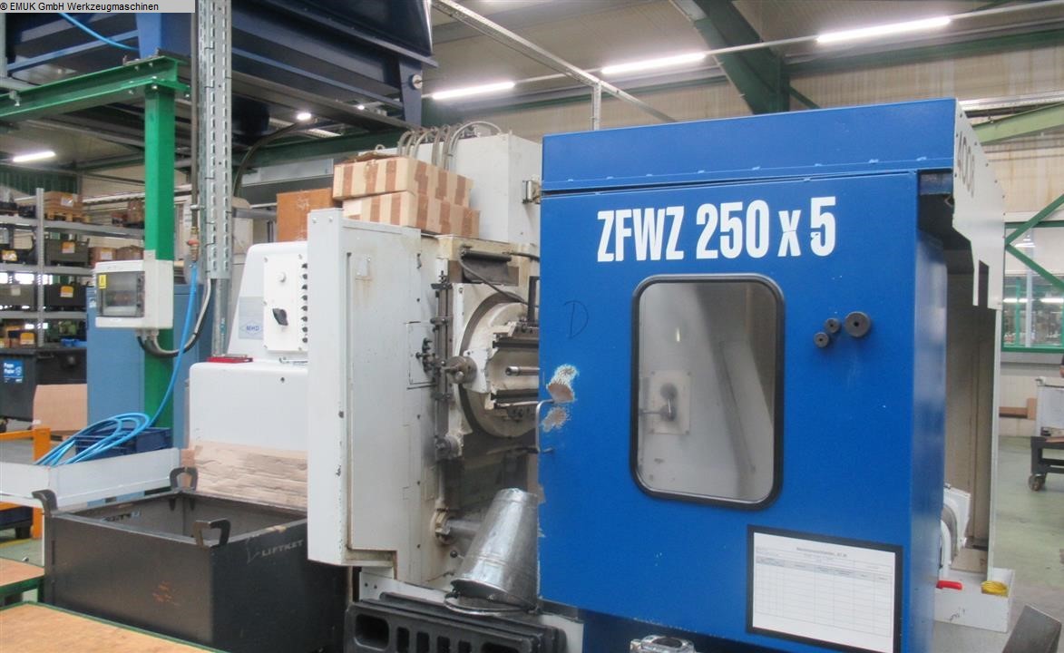gebrauchte Verzahnungsmaschinen Zahnrad-Abwälzfräsmaschine - horizontal WMW-Modul ZFWZ 250 x 5A