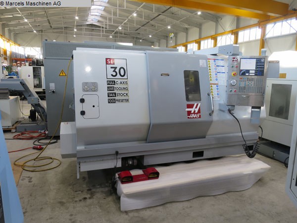 used Lathes CNC Turning- and Milling Center HAAS SL30-THF