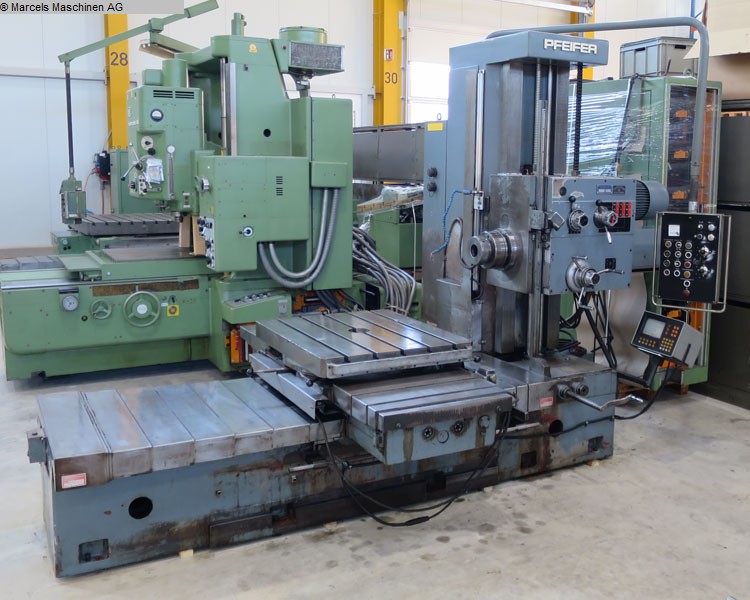 used Machines available immediately Table Type Boring and Milling Machine PFEIFER F75-1