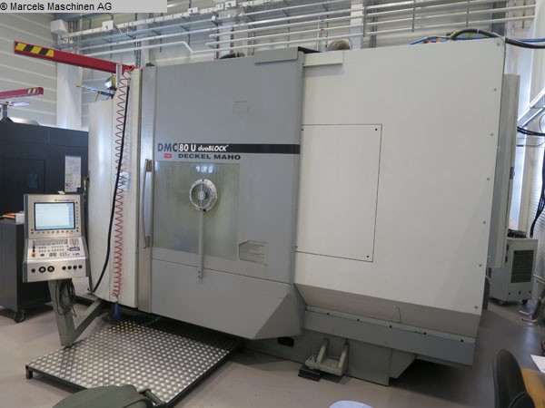 gebrauchte Maschinen sofort verfügbar Bearbeitungszentrum - Universal DMG  (5-ACHSEN) DMC 80 U duoBLOCK