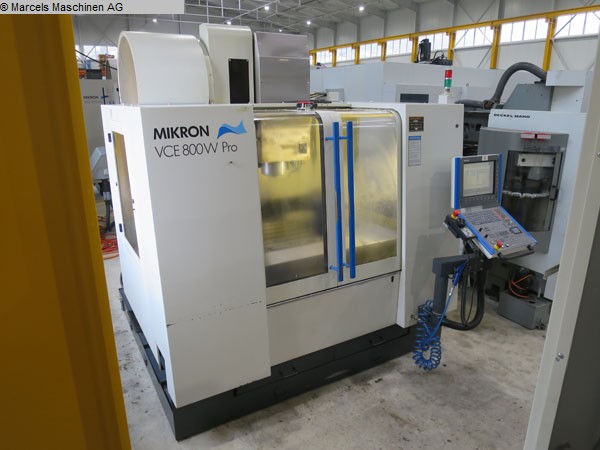 gebrauchte Metallbearbeitungsmaschinen Bearbeitungszentrum - Vertikal MIKRON VCE 800 W Pro