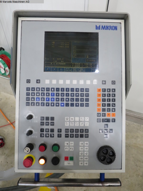 machine de traitement verticale d'occasion MIKRON VCP 600