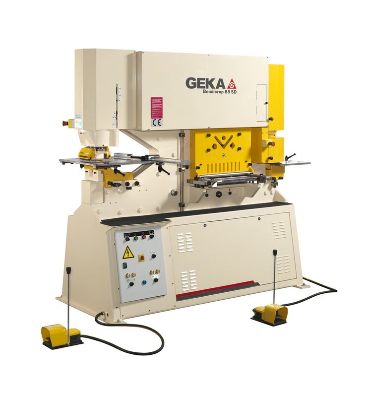 used Machines available immediately Section Steel Shear GEKA BENDICROP 85 SD