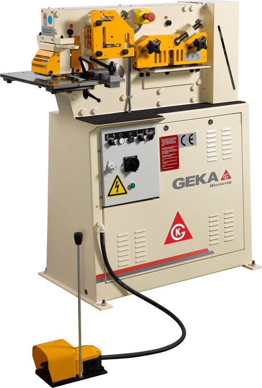 used Machines available immediately Section Steel Shear GEKA Microcrop