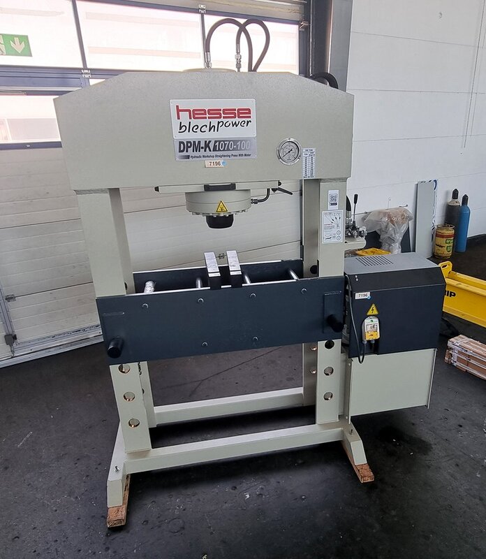 used Machines available immediately Tryout Press - hydraulic HESSE by LFSS DPM-K 1070-100